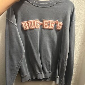 Blue Crew Neck Sweater